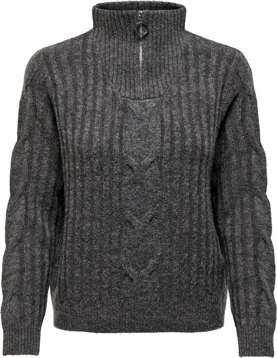 Actual product image JdY Zipper cable knit sweater (L)