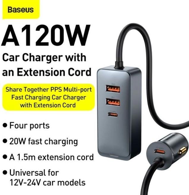 Actual product image Baseus Car Charger