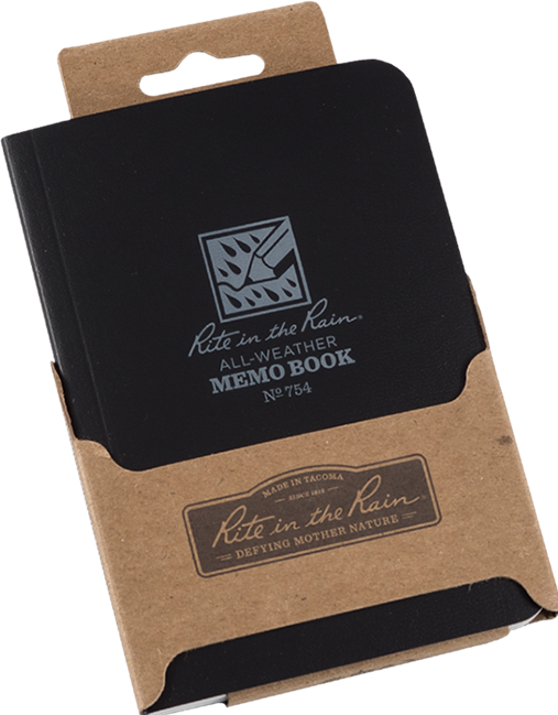 Actual product image Rite in the Rain All Weather Notebook Flex 754 (8.9 x 12.7 cm, Checked, Hardcover)