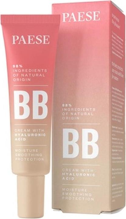 Paese Bb Cream With Hyaluronic Acid Natural Bb Colouring Cream With Hyaluronic Acid 02N Beige 30Ml (02N Beige)