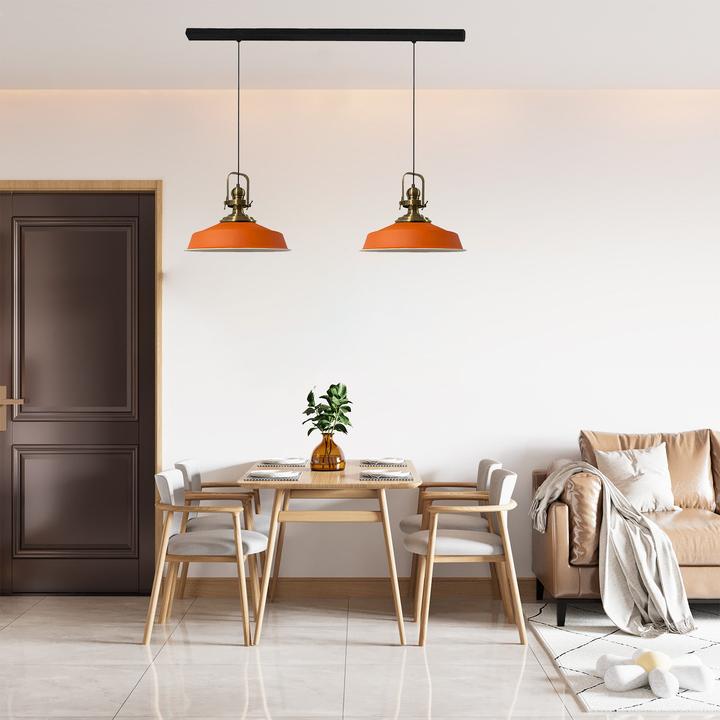 Productafbeelding Bamyum Asletl Pendelleuchte Orange x2 Flamme (E27)