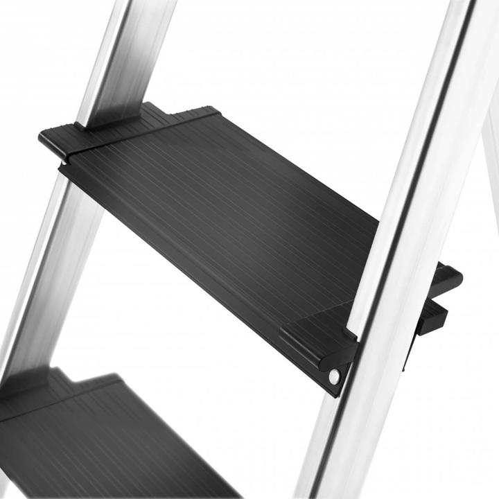 Produktbild Hailo L100 TopLine, Alu-Sicherheits-Stehleiter, 6 Stufen (Stehleiter, 116 cm)