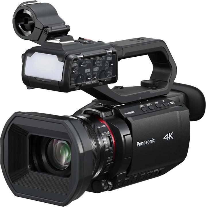 Image du produit Panasonic Caméscope professionnel 4K 60p avec zoom 24x, stabilisation optique et connectivité avancée (8.29 Mpx, 24x)