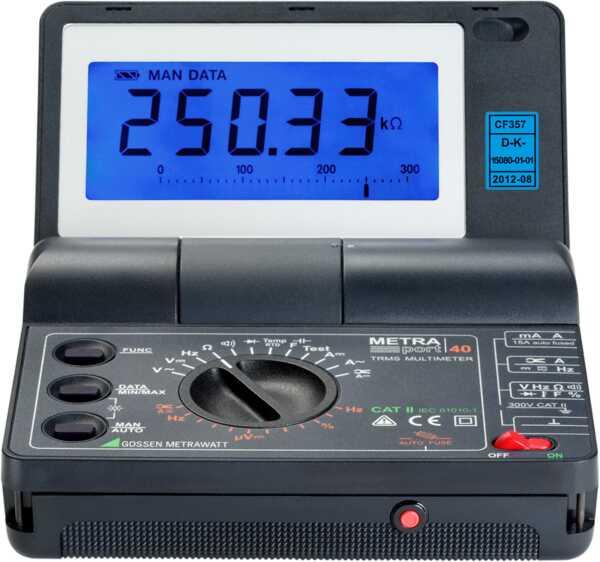 Produktbild Gossen Hand-Multimeter digital Metraw (CAT II 300V)