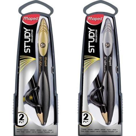 Maped Scatola bussola Study PASTEL, incl. anello adattatore, assortiti, Compasso, Multicolore