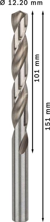 Image du produit Bosch Professional Zubehör Foret hélicoïdal PRO Metal HSS-G, 12,2 x 101 x 151 mm (12,2 mm)