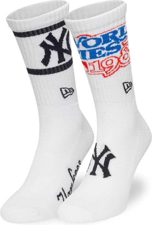 Immagine prodotto New Era Socken - WORLD SERIES NY Yankees 2er Pack - 43-46 (Confezione da 2, 43 - 46)
