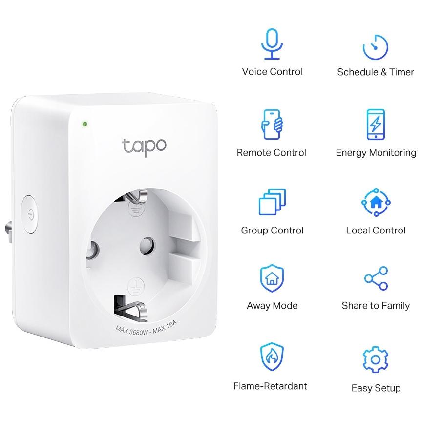 Thumbnail - TP-Link, Smart Plug, Mini Smart Wi-Fi Socket 2-Pack