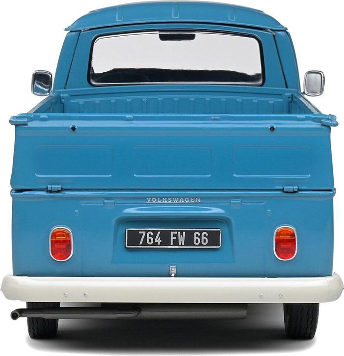 Actual product image Solido 1:18 Volkswagen T2 Pick up 1968 blue