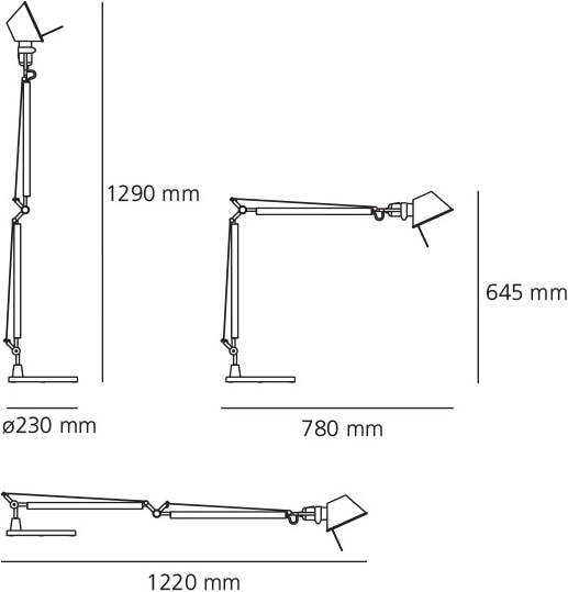 Produktbild Artemide Tolomeo Led (550 lm)