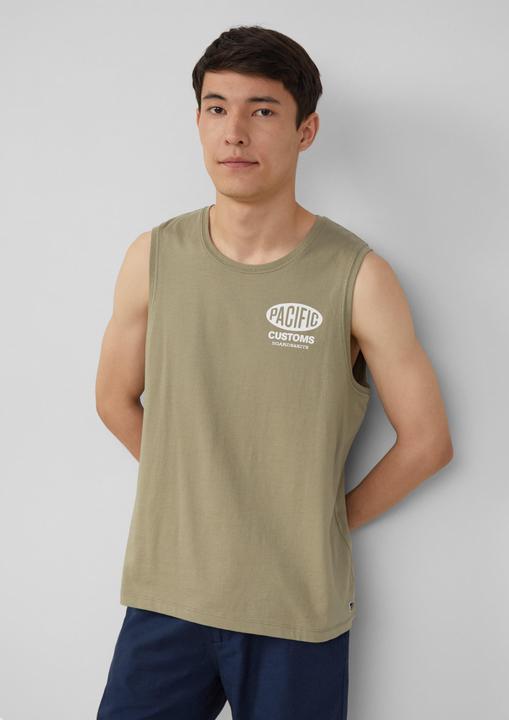 Actual product image S.Oliver T-Shirt Tanktop aus Baumwollle mit Frontprint (L)