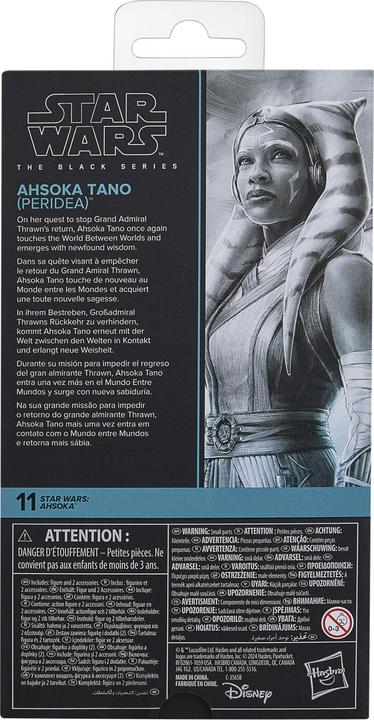 Actual product image Hasbro Star Wars: The Mandalorian Black Series Ahsoka Tano (Peridea)