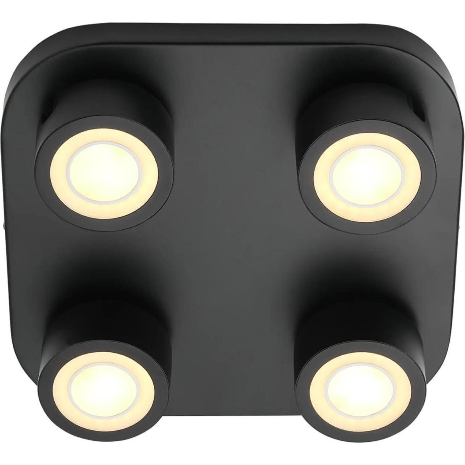 Thumbnail - Nordlux, Wandleuchte + Deckenleuchte, Clyde 4-Spot (2120 lm)