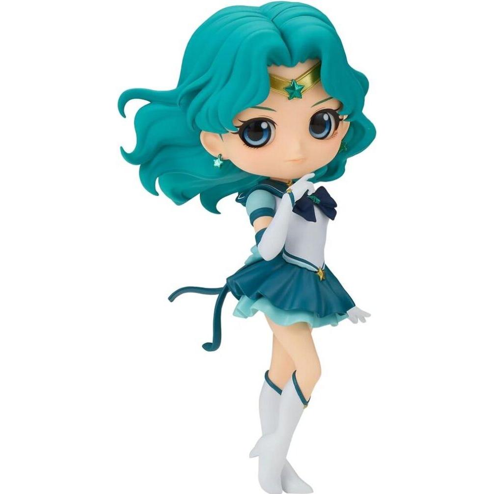 Banpresto Pretty Guardian Sailor Moon Cosmos the Movie Q Posket - Eternal Sailor Neptune (Ver.B) Statue 14cm