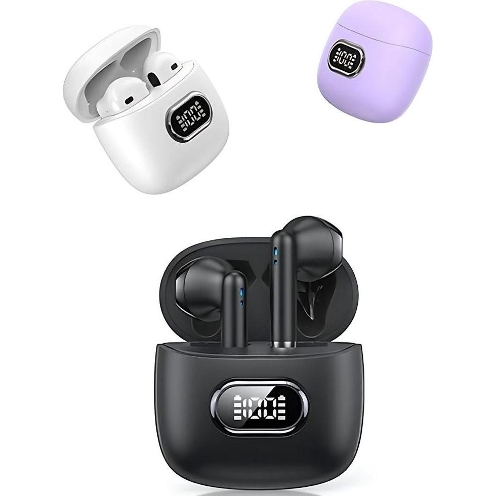 Thumbnail - Usams IA15 Bluetooth Kophörer Digital (ANC, Kabellos), Kopfhörer, Violett