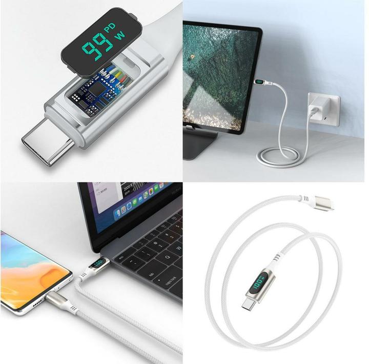 Actual product image 4smarts USB C – USB C (3 m, USB 2.0, 100 W)