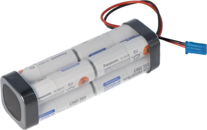 Image du produit Panasonic Servo Akku eneloop Standard AA 8er Würfel 9,6 Volt 2000mAh passend für Futaba-Servo (9.60 V, 2000 mAh)