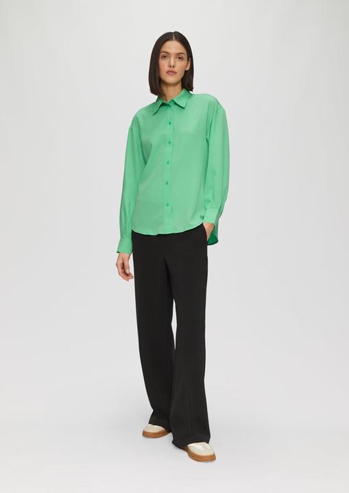 Image du produit s.Oliver Bluse Strukturierte Hemdbluse mit Raffung (34)