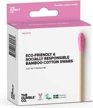 Actual product image The Humble Co. Humble - Bamboo Ear Sticks 100Pcs Pink