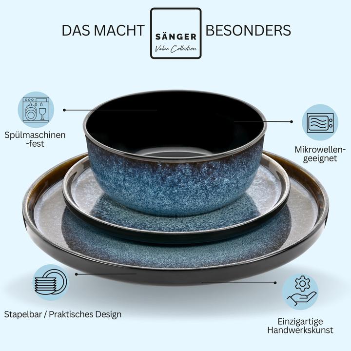 Produktbild Sänger Geschirr Osaka (18 Stück)