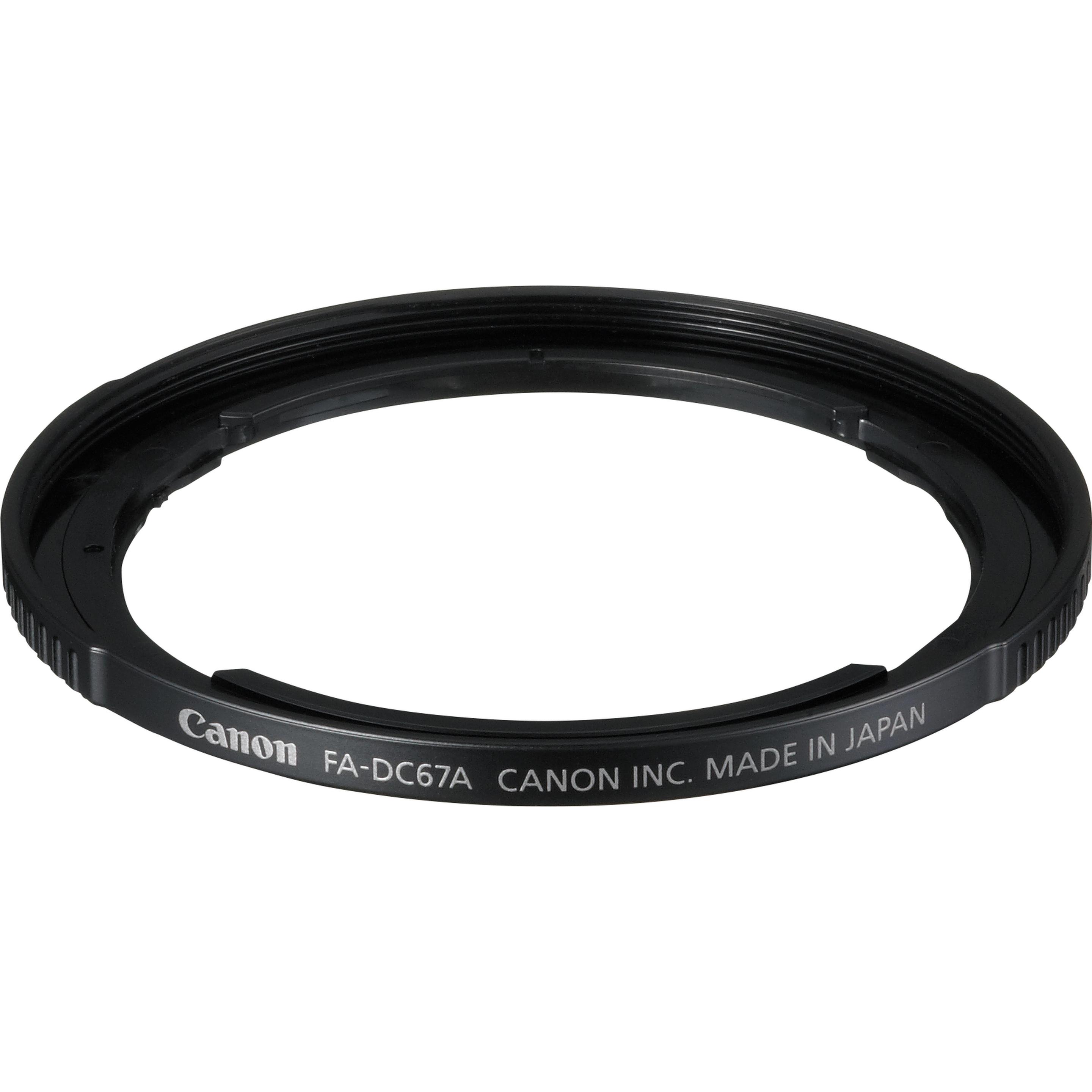 Canon Fa-Dc67a (Objektivfilter Adapter, 67 mm), Objektivfilter Zubehör, Schwarz