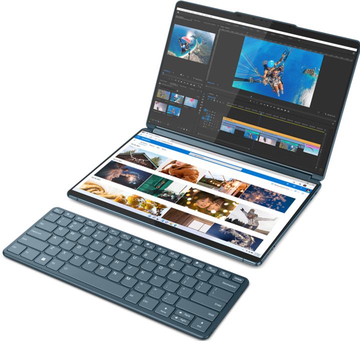 Produktbild Lenovo Yoga Book 9 (13.30", Intel Core i7-1355U, 16 GB, 1000 GB, CH)