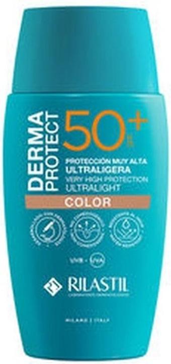 Rilastil Dermaprotect Ultra-Light Sunscreen With Color Spf 50+ 50 Ml (Sonnencreme, SPF 50+, 50 ml)