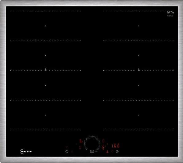 Neff N 70, Inductiekookplaat, 60 cm, Zwart, Met bovenliggend frame, T66SHX4L0