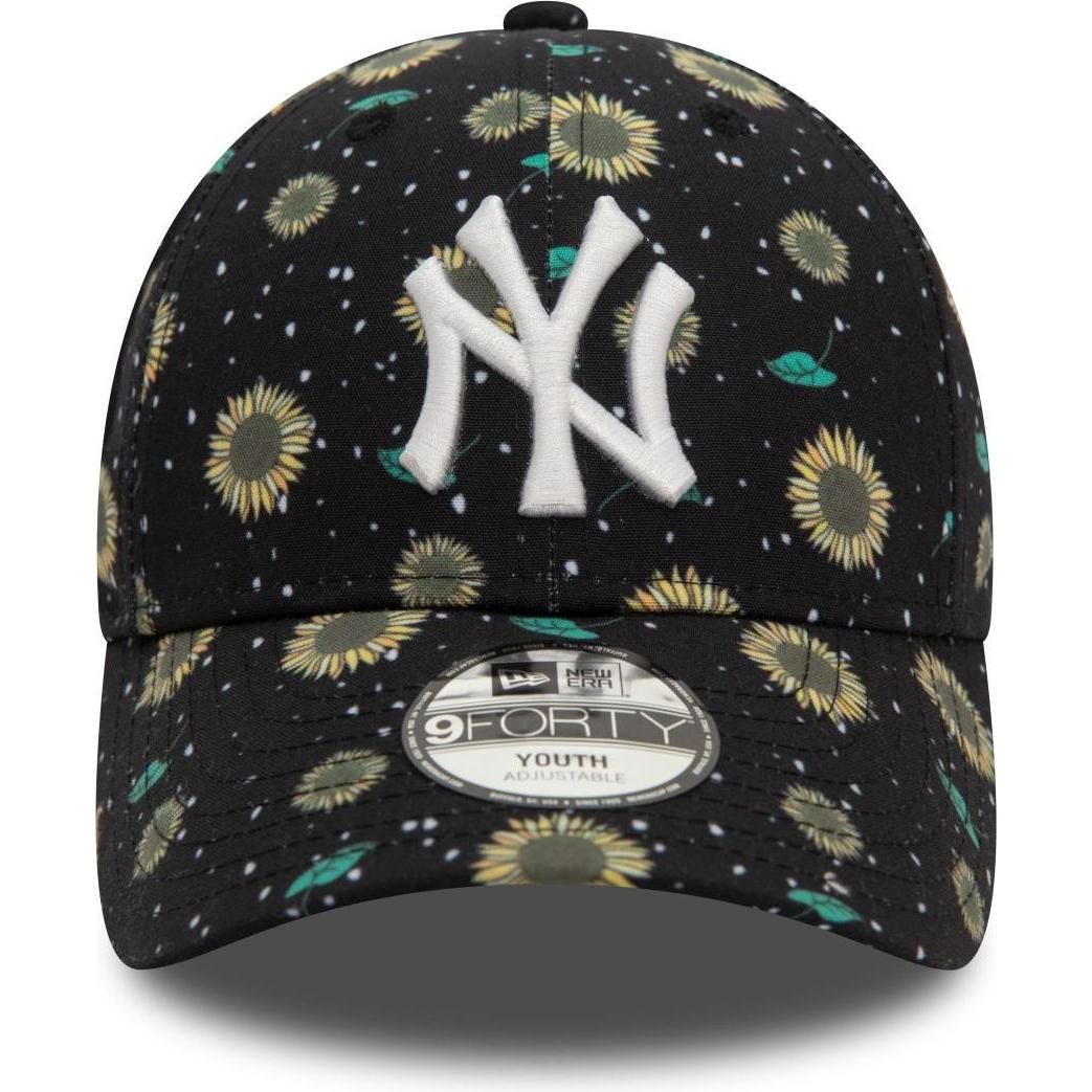 Thumbnail - New Era, Jungen, Cap, 9Forty Kinder Cap - FLORAL New York Yankees - Child, Schwarz, (53, 52 C, 54 C)