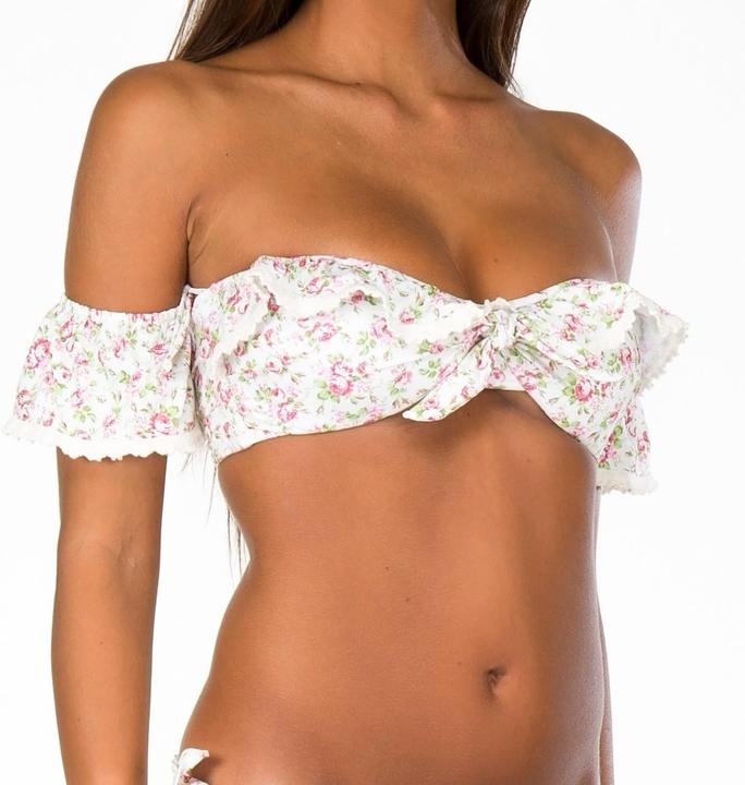 Immagine prodotto Mi.ma. Bikini dames bikini top, Blanco (wit), L (L)