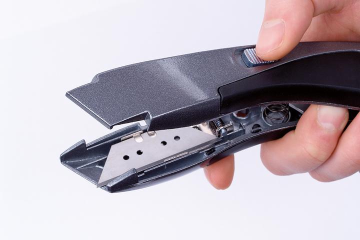 Produktbild wolfcraft 1 Trapezklingen-Messer einziehb. Klinge (Cutter)