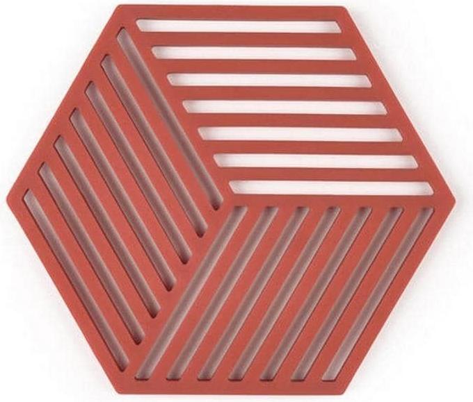 Actual product image Zone Denmark Topfuntersetzer Hexagon Rot (1x)