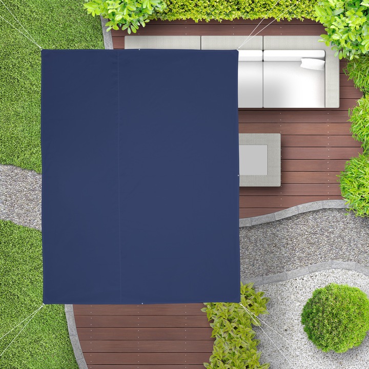 Image du produit Relaxdays Voile d'ombrage (350 x 450 x 0.1 cm)