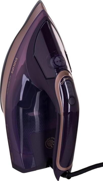 Actual product image Philips DST8040/30 iron Steam iron SteamGlide Elite soleplate Lilac (3000 W, 260 g/min)