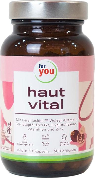Actual product image For You skin vital (60 Piece, Capsules, 50.40 g)