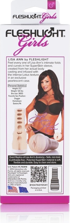 Actual product image Fleshlight Girls Lisa Ann Lotus