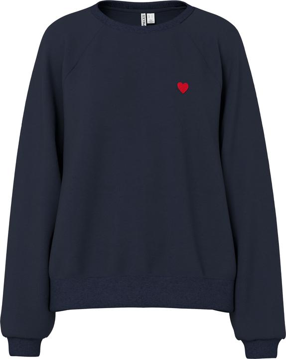 Produktbild Pieces Pcgreta Ls Emb Ub Sweat Noos (S)