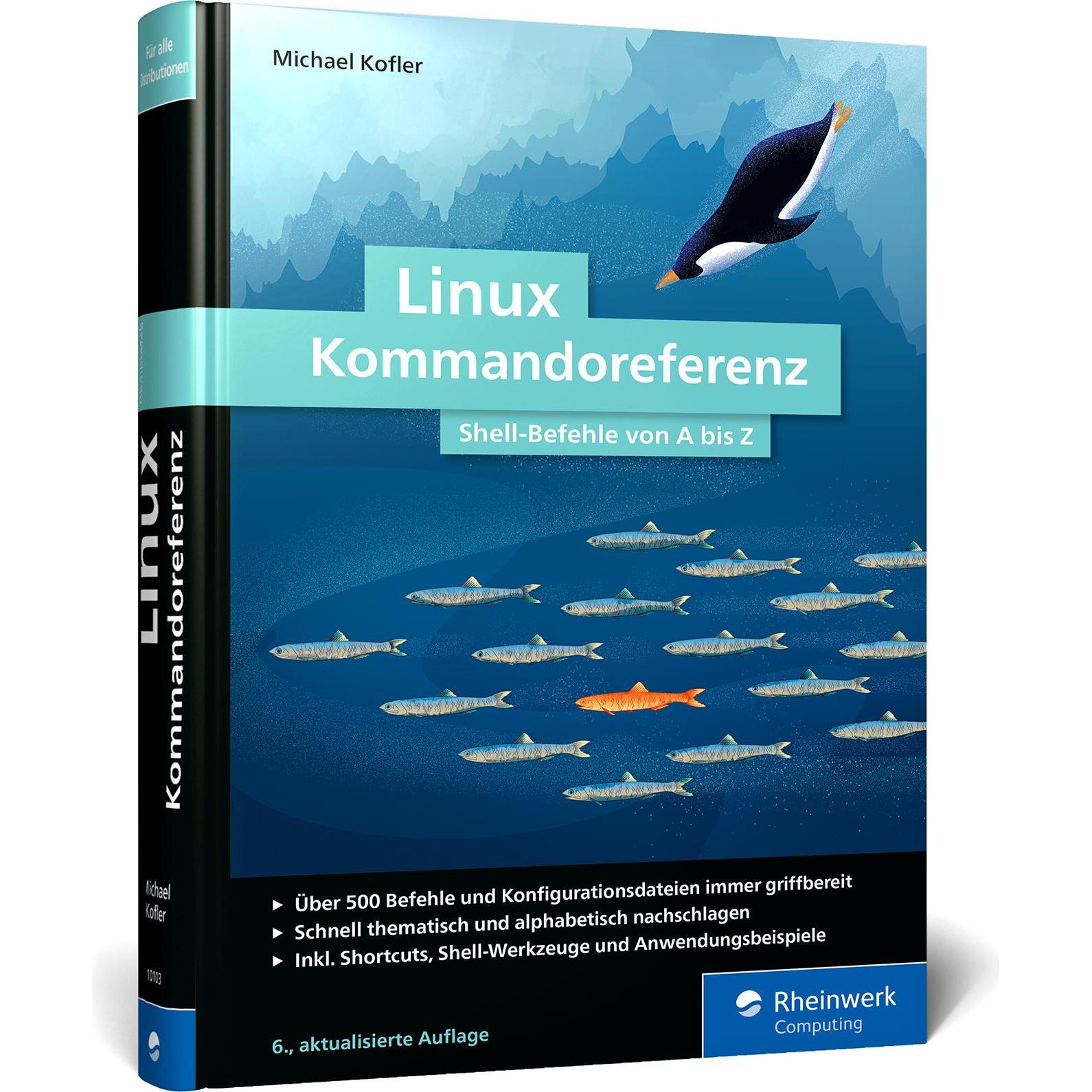 Linux Kommandoreferenz, Fachbücher von Michael Kofler