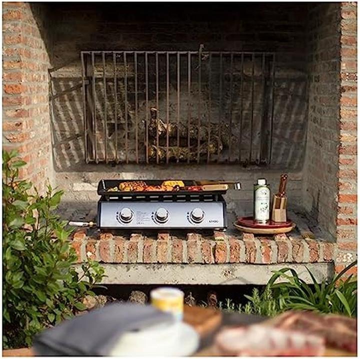 Actual product image Livoo 3 burners gas plancha (7.50 kW)