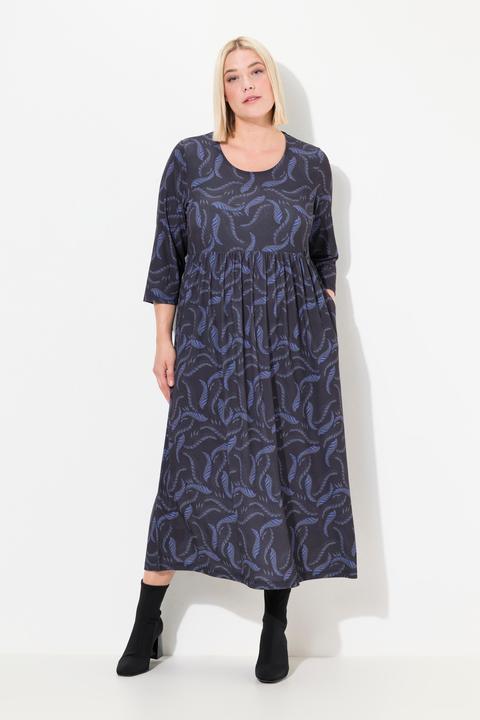 Produktbild Ulla Popken Jerseykleid, A-Linie, Alloverdruck (46, 48)