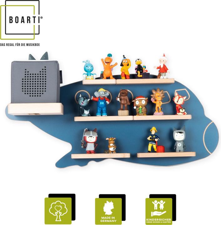 Produktbild VCM Regal Flugzeug Kinder Toniebox Tonies (60 x 19 x 30 cm)