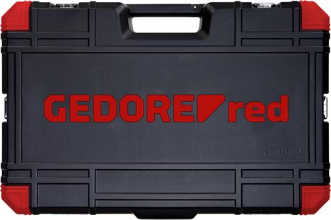 Actual product image Gedore Red 100-piece socket wrench set 1/4 + 1/2 inch 10-32mm