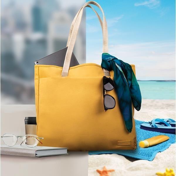 Actual product image Uniq torba na laptopa Hava 16" żółty/canary yellow RPET (16", Universal)