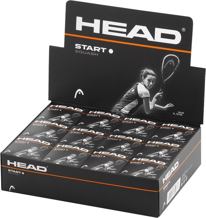 Produktbild Head EinzelPunkt SquashBälle Start 12erPack Gummi