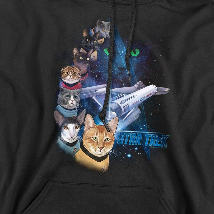 Immagine prodotto Feline Galaxy Felpa con Cappuccio Uomo (L)