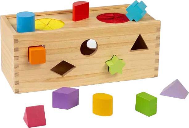 Bigjigs Wooden Mystery Box Formsortierer, 10-tlg.