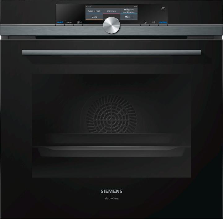Image du produit Siemens HS858GXB6 Four à vapeur encastrable noir