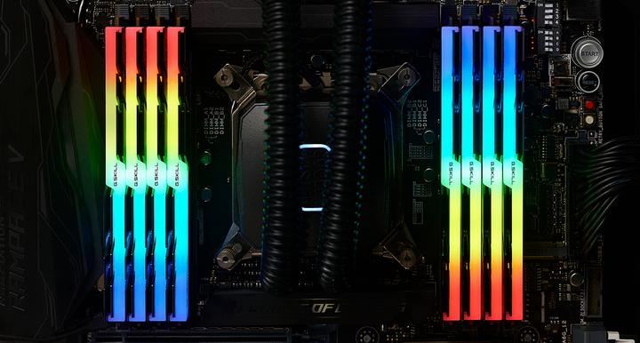 Actual product image G.Skill Trident Z RGB (8 x 8GB, 3200 MHz, DDR4-RAM, DIMM)
