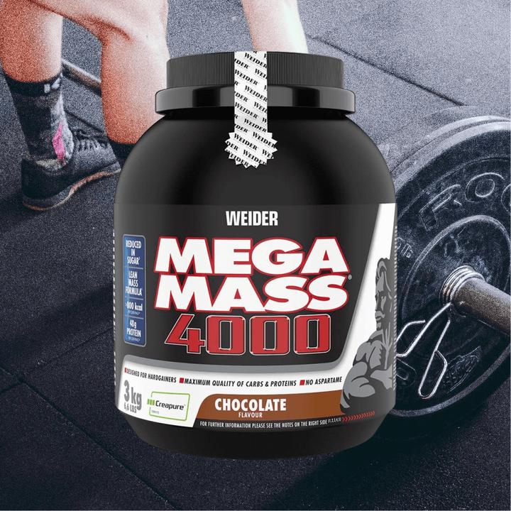 Actual product image Weider Mega Mass (3000 g, 1x, Chocolate)