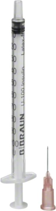 Actual product image B.Braun Omnifix duo with cannula G26 (Insulin injections)